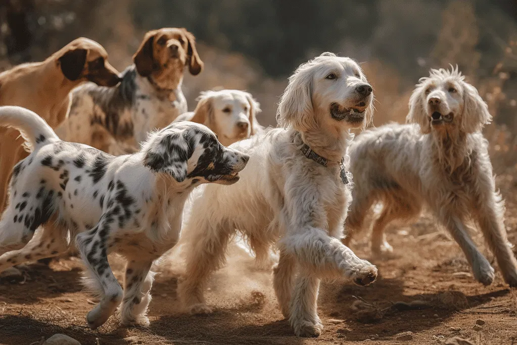 English Setters' Compatibility with Other Pets