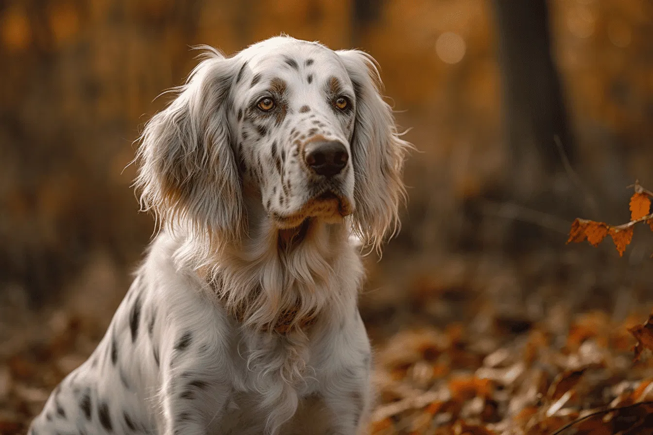 Distinct features of the English Setter