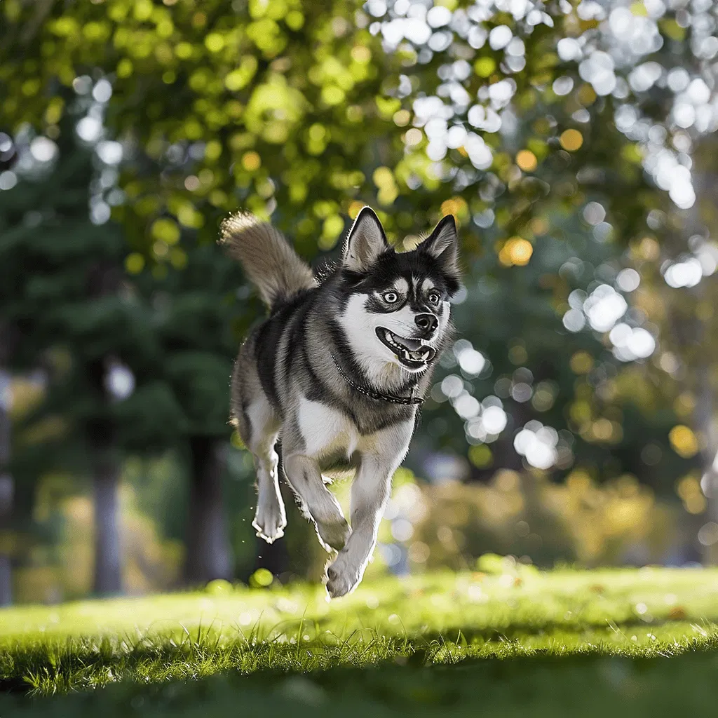 Alaskan Klee Kai Exercise
